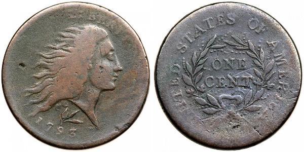 1 Цент США (1776 - ) Мідь 