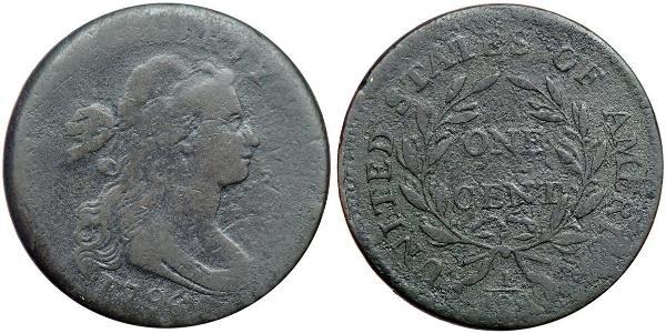 1 Цент США (1776 - ) Мідь 