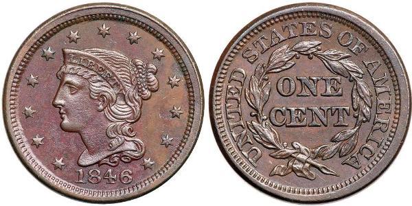 1 Цент США (1776 - ) Мідь 