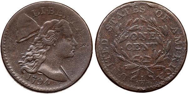 1 Цент США (1776 - ) Мідь 