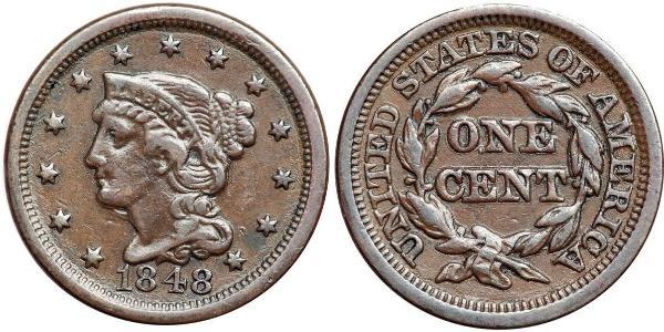 1 Цент США (1776 - ) Мідь 