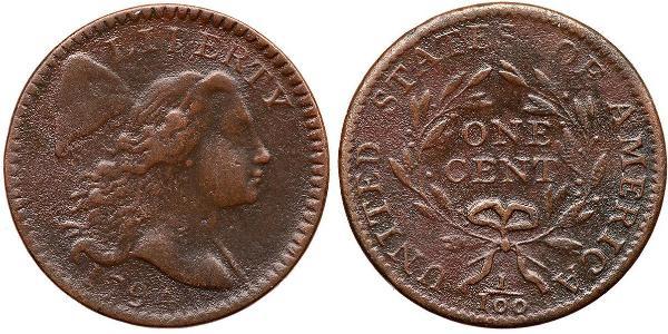 1 Цент США (1776 - ) Мідь 