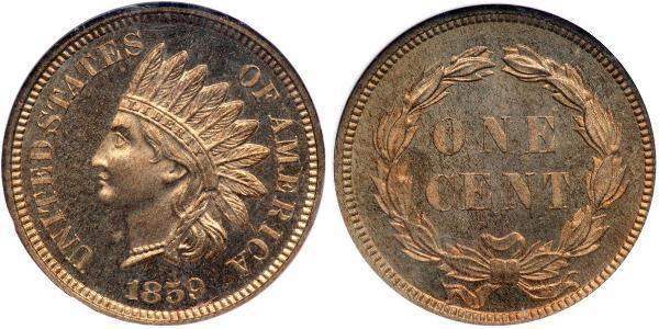 1 Цент США (1776 - ) Никель/Медь 