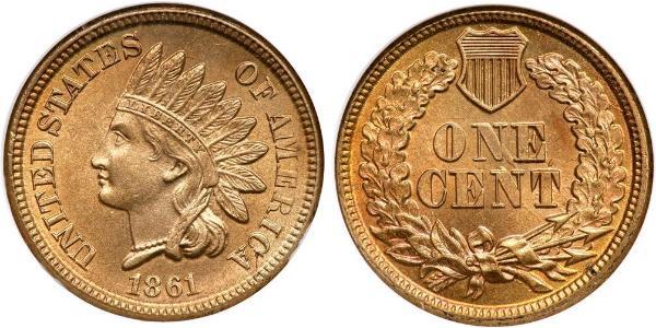 1 Цент США (1776 - ) Никель/Медь 