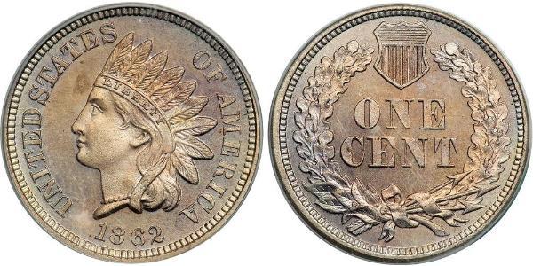 1 Цент США (1776 - ) Никель/Медь 