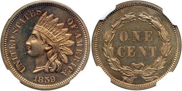 1 Цент США (1776 - ) Никель/Медь 
