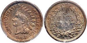 1 Цент США (1776 - ) Нікель/Мідь 