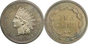 1 Цент США (1776 - ) Нікель/Мідь 