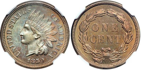 1 Цент США (1776 - ) Нікель/Мідь 