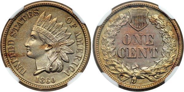 1 Цент США (1776 - ) Нікель/Мідь 