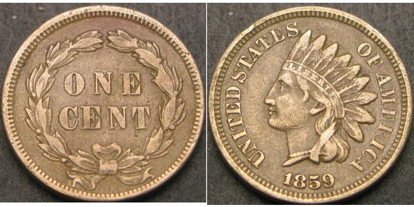 1 Цент США (1776 - ) Нікель/Мідь 