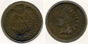 1 Цент США (1776 - ) Цинк/Олово/Медь 