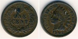 1 Цент США (1776 - ) Цинк/Олово/Медь 