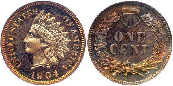 1 Цент США (1776 - ) Цинк/Олово/Медь 