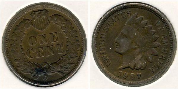1 Цент США (1776 - ) Цинк/Олово/Медь 