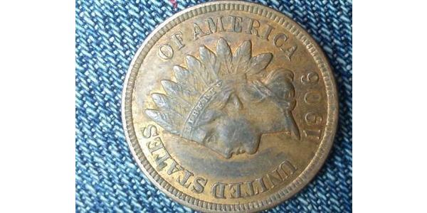 1 Цент США (1776 - ) Цинк/Олово/Мідь 