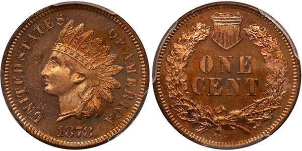 1 Цент США (1776 - ) Цинк/Олово/Мідь 