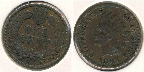 1 Цент США (1776 - ) Цинк/Олово/Мідь 