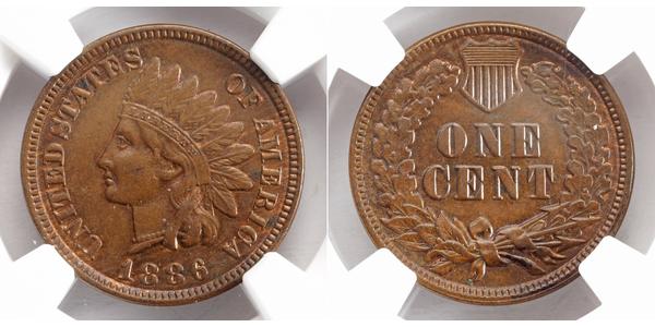 1 Цент США (1776 - ) Цинк/Олово/Мідь 