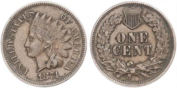 1 Цент США (1776 - ) Цинк/Олово/Мідь 