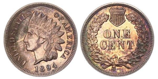 1 Цент США (1776 - ) Цинк/Олово/Мідь 