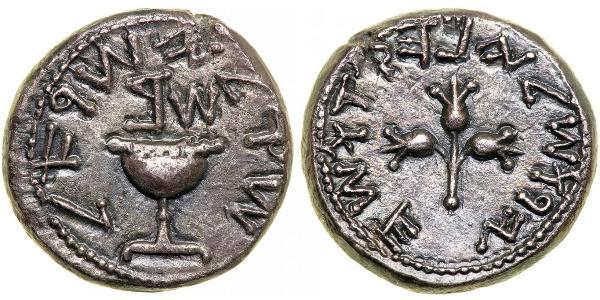 1 Шекель Judea / Древняя Греция (1100BC-330) Серебро 