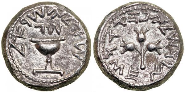1 Шекель Judea / Стародавня Греція (1100BC-330) Срібло 