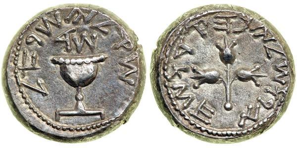 1 Шекель Judea / Стародавня Греція (1100BC-330) Срібло 