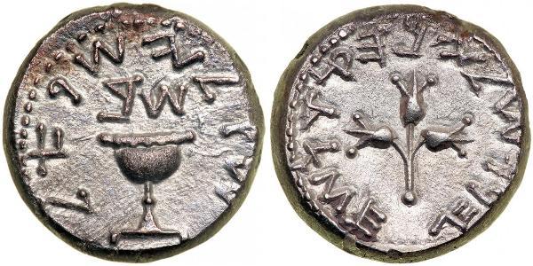 1 Шекель Judea / Стародавня Греція (1100BC-330) Срібло 