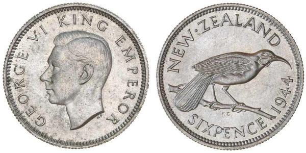 1 Шестипенсовик Нова Зеландія  Георг VI (1895-1952)