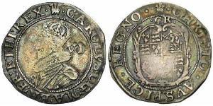 1 Шестипенсовик Королевство Англия (927-1649,1660-1707) Серебро Карл  I (1600-1649)