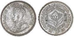 1 Шестипенсовик Южно-Африканская Республика Серебро Георг V (1865-1936)