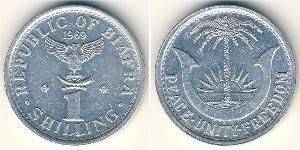 1 Шиллинг Республика Биафра (1967-1970) Алюминий 