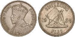 1 Шиллинг Британская империя (1497 - 1949) / Фиджи Серебро Георг V (1865-1936)