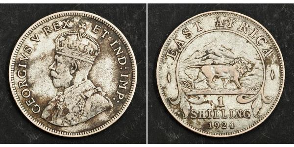 1 Шиллинг Восточная Африка Серебро Георг V (1865-1936)