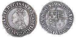 1 Шиллинг Королевство Англия (927-1649,1660-1707) Серебро Елизавета I (1533-1603)