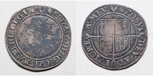 1 Шиллинг Королевство Англия (927-1649,1660-1707) Серебро Елизавета I (1533-1603)