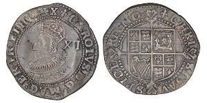 1 Шиллинг Королевство Англия (927-1649,1660-1707) Серебро Карл  I (1600-1649)