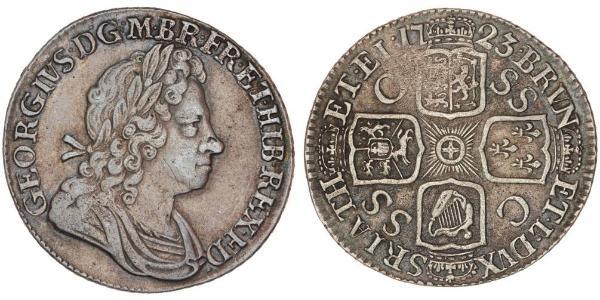 1 Шиллинг Королевство Великобритания (1707-1801) Серебро Георг I (1660-1727)