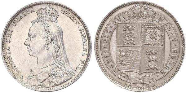 1 Шиллинг Соединённое королевство Великобритании и Ирландии (1801-1922) Серебро Виктория (1819 - 1901)