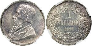 1 Шиллинг Южно-Африканская Республика Серебро Крюгер, Пауль (1825 - 1904)