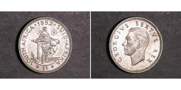 1 Шиллинг Южно-Африканская Республика Серебро Георг VI (1895-1952)