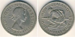 1 Шилінг Нова Зеландія Нікель/Мідь Єлизавета II (1926-2022)