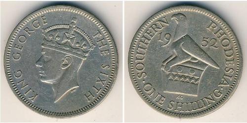 1 Шилінг Південна Родезія (1923-1980) Нікель/Мідь Георг VI (1895-1952)