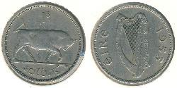 1 Шилінг Ірландія (1922 - ) Срібло 