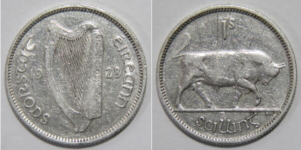 1 Шилінг Ірландія (1922 - ) Срібло 