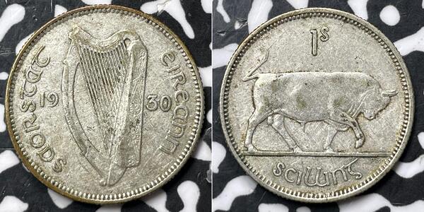 1 Шилінг Ірландія (1922 - ) Срібло 