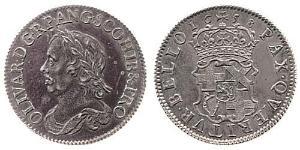 1 Шилінг Англійська співдружність (1649-1660) Срібло Олівер Кромвель (1599 - 1658)