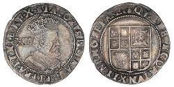 1 Шилінг Королівство Англія (927-1649,1660-1707) Срібло Яків I (1566-1625)