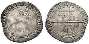 1 Шилінг Королівство Англія (927-1649,1660-1707) Срібло Єлизавета I (1533-1603)